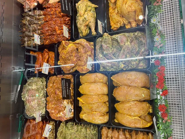 viandes et marinades